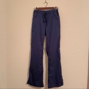 Greys Anatomy 5 pocket indigo color scrub pants